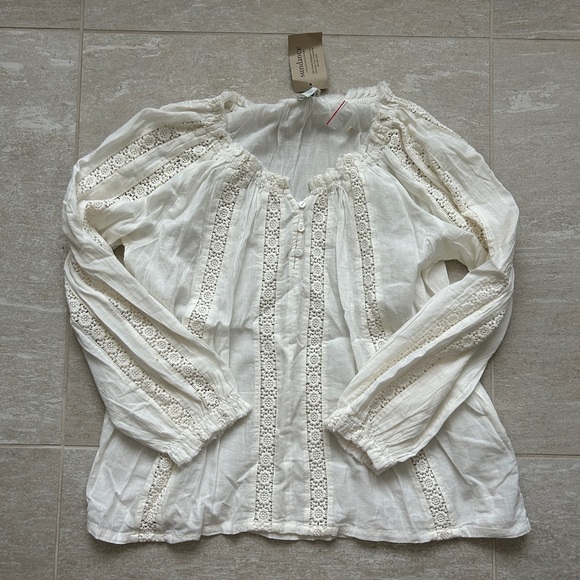 Sundance Doen Sezane Daisy Chain petite medium blouse NWT - Picture 1 of 4